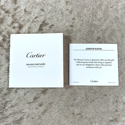 Authentic Cartier Blue Panthere Aroma Perfume Candle VIP Gift Item