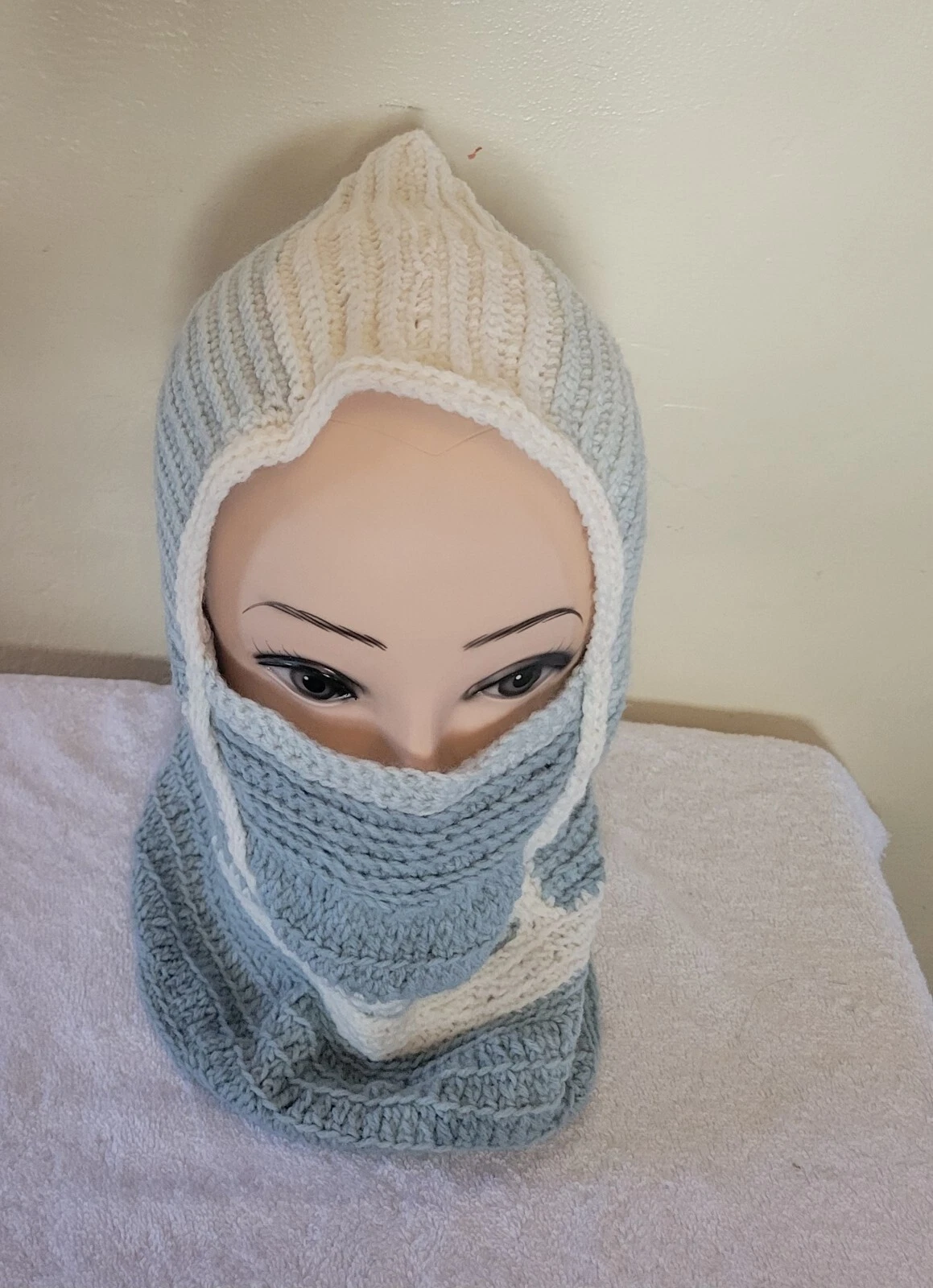 Unisex handmade balaclava style hat
