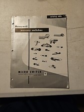 Vintage 1959 MICRO SWITCH DIVISION OF HONEYWELL Micro SWITCHES CATALOG 90B