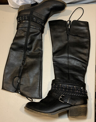 Knee High Natural Soul Boots Kohls Extra Wide Calf Heeled Boots