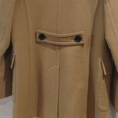 BURBERRY LONDON B1B38-657-46 Pea Coat Jacket Women's Size 38 wool