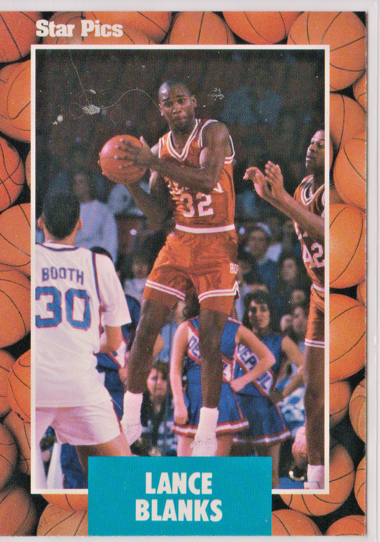 Lance Blanks University of Texas Guard 1990 Star Pics Card # 69 Near Mint