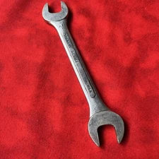 VINTAGE S-K TOOLS O-2224 DOUBLE OPENEND WRENCH 3/4" X 11/16" - USA (k20)