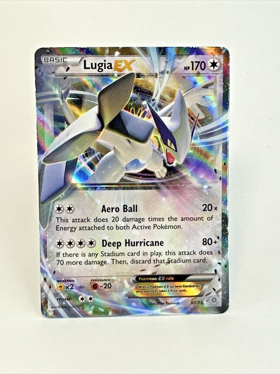 Carta Pokemon Lugia EX 68/98 Ultra Rare Ancient Origins Original Card