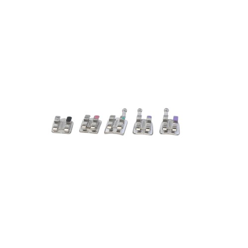 Brackets de ortodoncia dental MBT ranura 022 345 ganchos MIM brackets metálicos 5-5 50 kits - Imagen 13 de 19