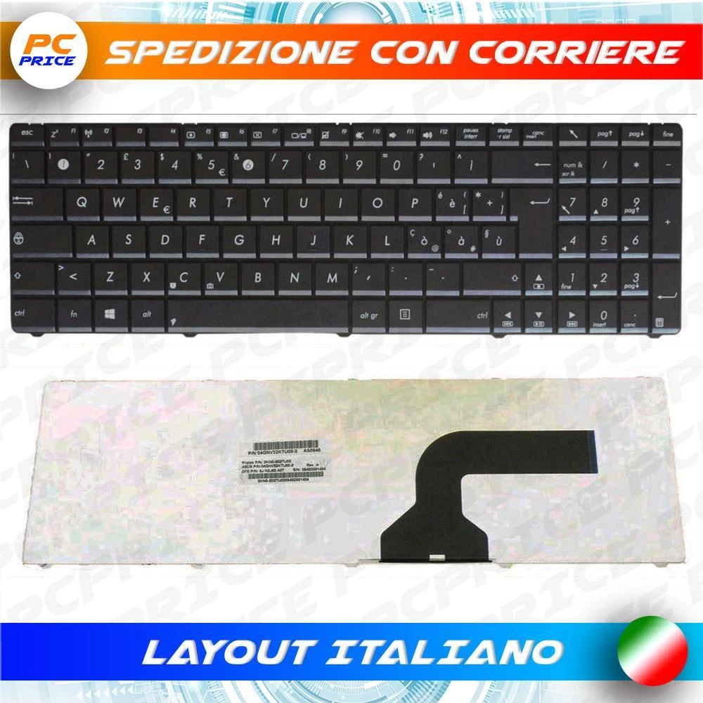 Tastiera Ungherese QWERTZ Per Asus A54L K54H X54H E Molti Altri Modelli