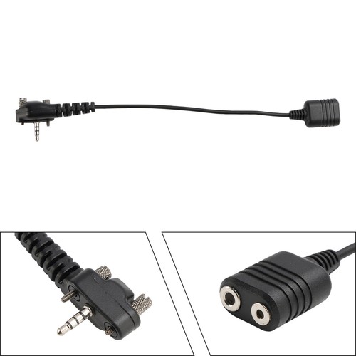 K Interface Headset Port Converter Cable Fits Vertex VX-210 VX-228 VX-230 VX-231 - Zdjęcie 6 z 16
