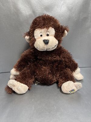 Ganz Webkins Soft Monkey Plush Stuffed Animal Brown No Code Toy Collectible 