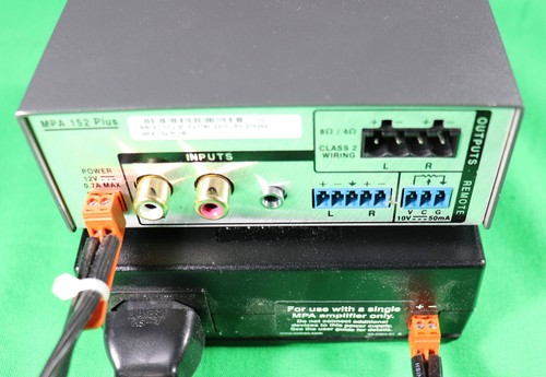 Mini amplificador de potencia Extron MPA 152 PLUS con fuente de alimentación - Imagen 3 de 12