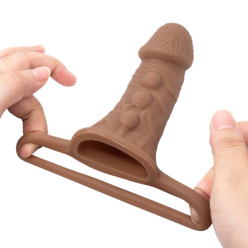 Add Reuse-Condom-Thick-Penis-Extender-Enlarger-Sleeve-Bigger-Girth Enhancer-Male - Bild 12 von 16