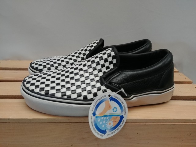 vans vault checkerboard on feet