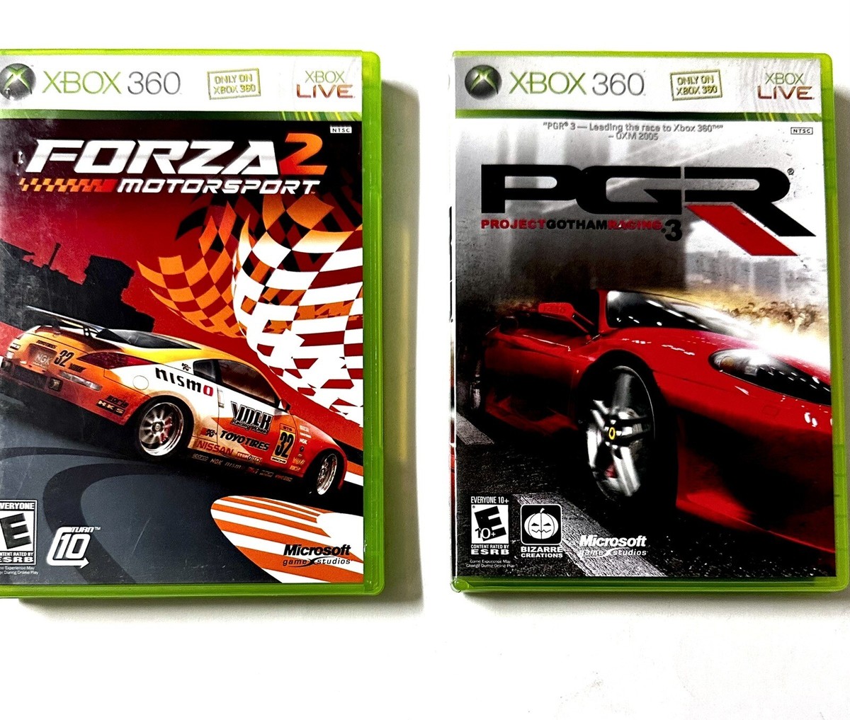 Forza Motorsport 2/& /PGR Project Gotham Racing 3/ Xbox 360 Forza Motorsport 2/& /PGR Project Gotham Racing 3/ Xbox 360