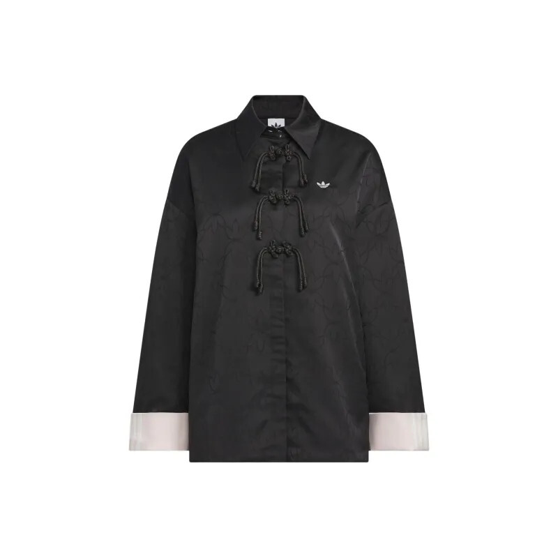 新品L アディダス シャツ レディースジャケット ブラックKB6407 Adidas Originals CNY Shirt Jacket KB6407 Women's Black | eBay