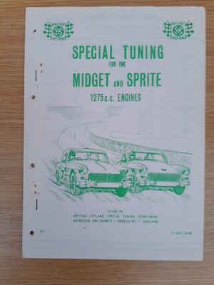 MIDGET & SPRITE SPEZIAL TUNING PROSPEKT.. L@@K..