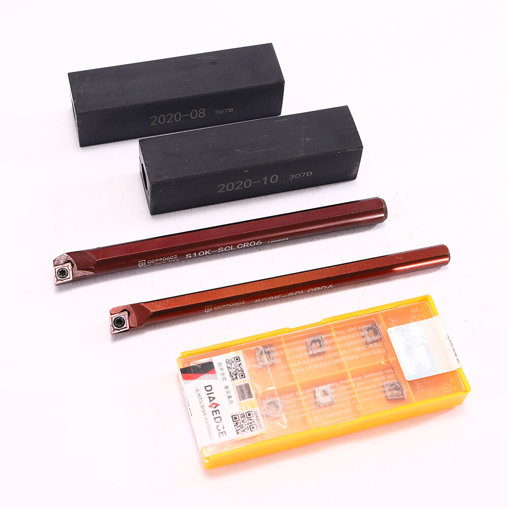 Lathe Boring Bar Set Small Boring Bar Turning Tools Carbide Inserts CCMT6040204 eBay