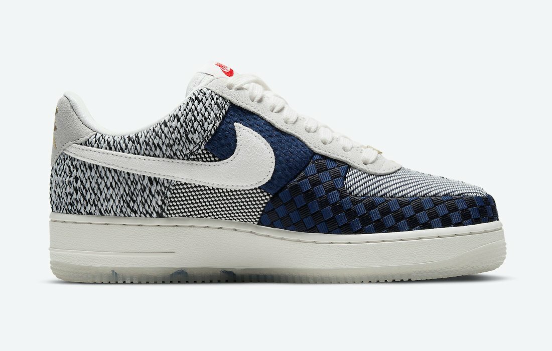 NIKE ナイキ DD5401-492 Women's Air Force 1 Sashiko ウィメンズ エアフォース1 刺し子 ローカット スニーカー ホワイト系 ネイビー系 27cm【中古】 Nike WMNS Air Force 1 Sashiko DD5401-492 | eBay