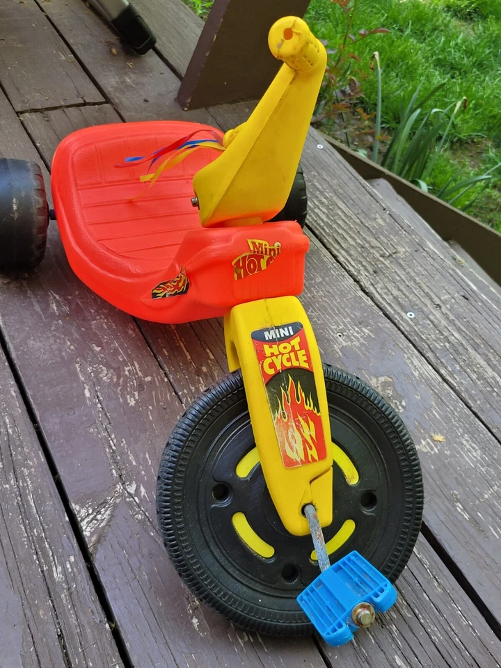 Triciclo de colección Marx Big Wheel Mini Hot Cycle Triciclo Paseo en Juguete 35 lb máximo Foto 2 de 4
