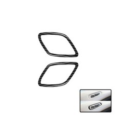 Carbon Fiber Mist Eliminator Air Outlet Trim Sticker For Honda Civic 1992-1995
