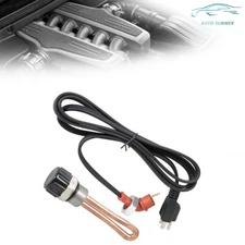 Engine Block Heater Element & Cable Cord For 2003-2010 Ford F250 F350 6.0L 6.4L