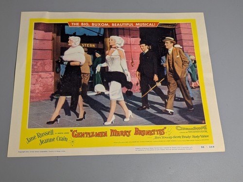 Gentlemen Marry Brunettes 1955 Vintage Lobby Card Set with Jane Russell - Picture 5 of 5