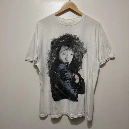 80s JON BON JOVI NEW JERSEY SYNDICATE TOUR PORTRAIT 1980s vintage concert t-shirt, vintage, single stitch, B+ condition