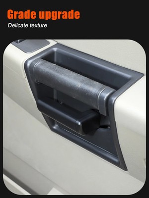 Passend für Hummer H2 2003 2007 Innentürgriff-Zierblenden Mattschwarz
