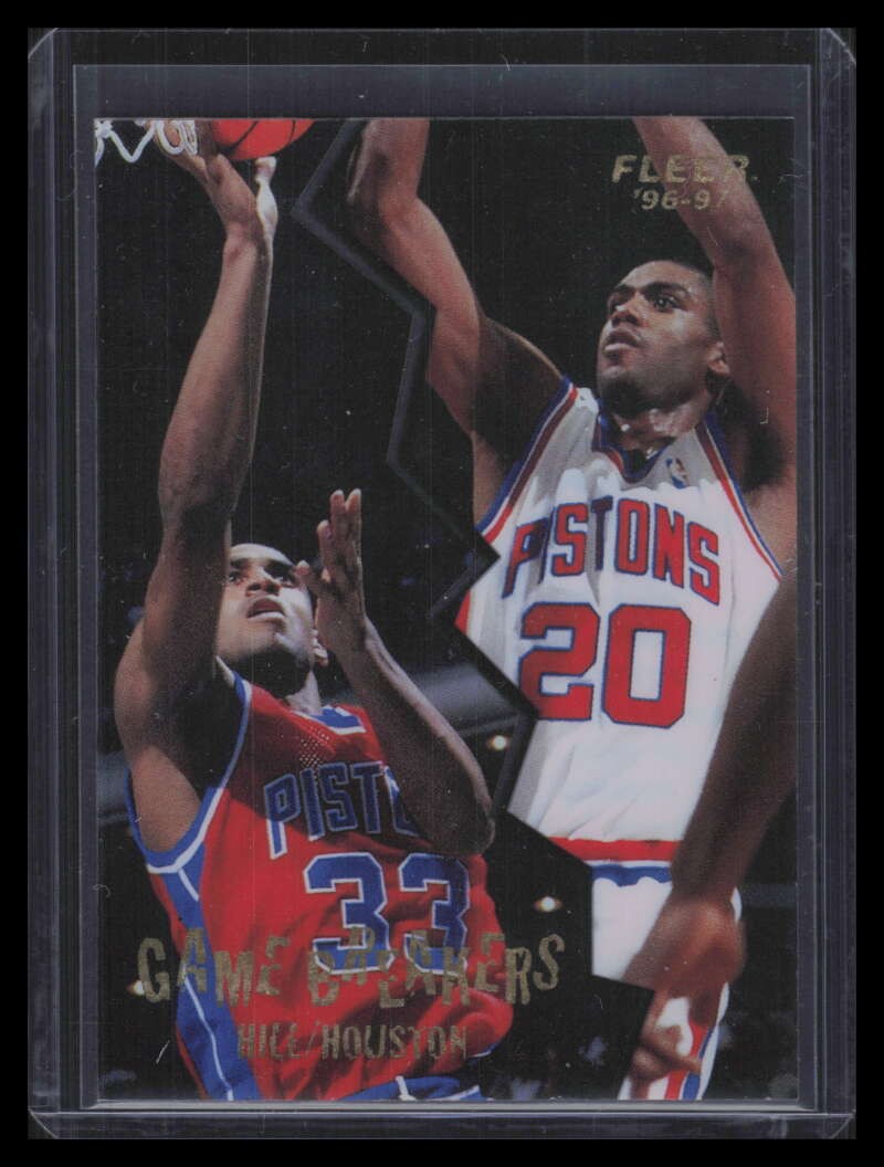 1996-97 Fleer Game Breakers 3 Allan Houston Grant Hill