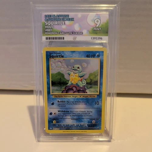 ACE 9 Squirtle Classic Collection 001/034 Ace Label Graded