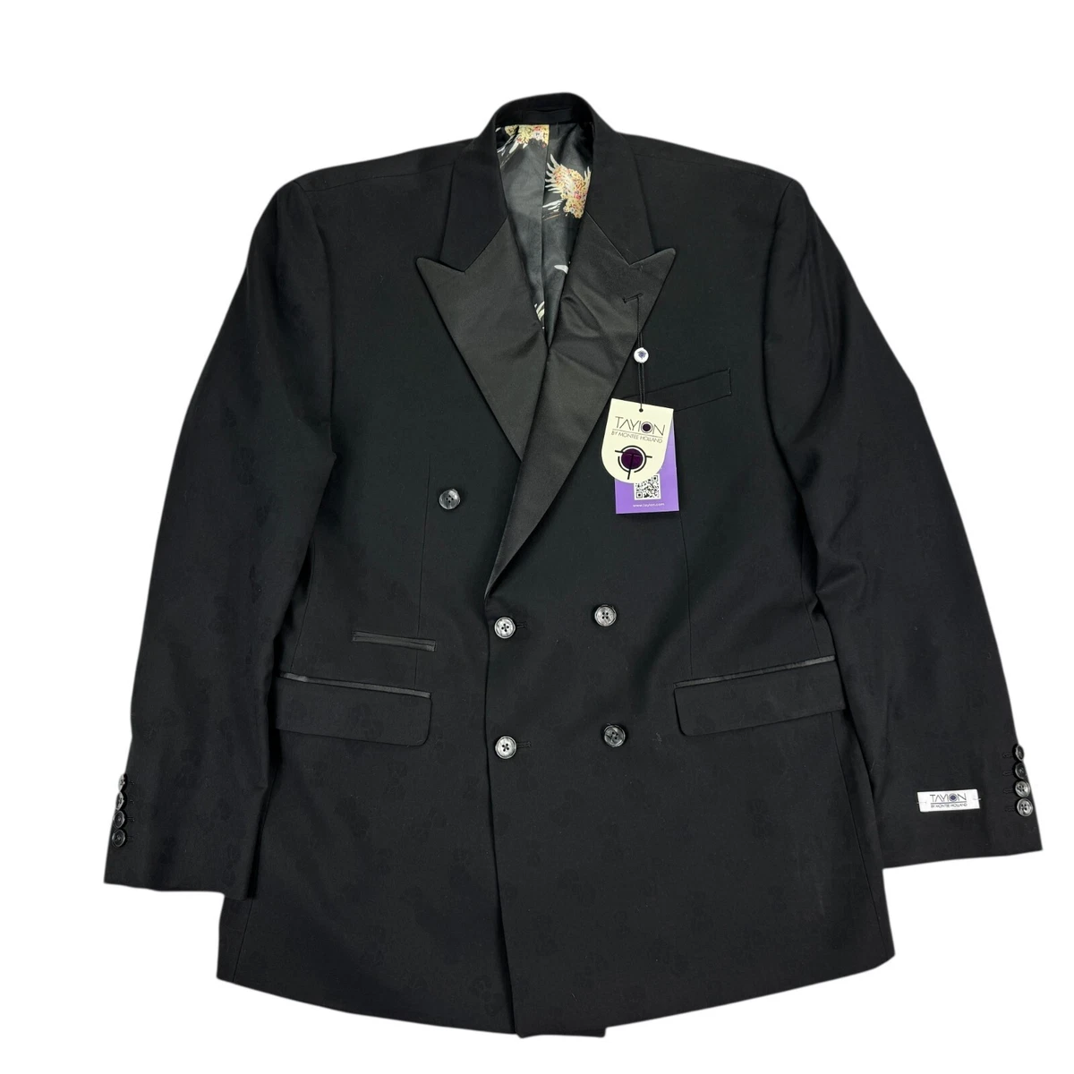 Double-Breasted Suit Jackets 44 in Waist Blazers for Men for sale