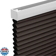 Changshade Cordless Cellular Shades, Blackout Honeycomb Shades for Windows, P