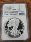 2018 w proof American Silver Eagle Coin NGC PF 70 Ultra Cameo Early Releases
