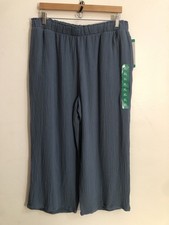 Jessica Simpson Women's Gauze Pants, Blue, Size XL