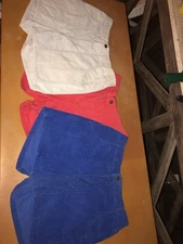 Vintage Men’s Fast Breakers Green Surf Shorts 80’s Corduroy Lot Of 3 Sz31