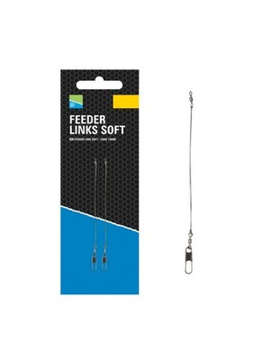 Preston Soft Feeder Links Anti Tangle Braided Feeder Rig Flaps Pack of 3