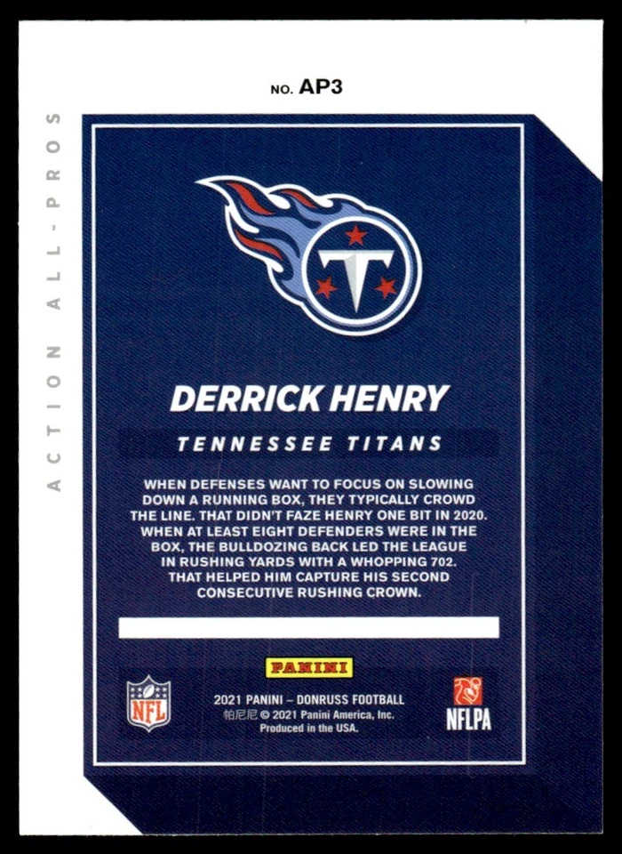2021 Panini Immaculate Collection Dual NFL Shields A.J. Brown / Derrick Henry - Image 2 of 2