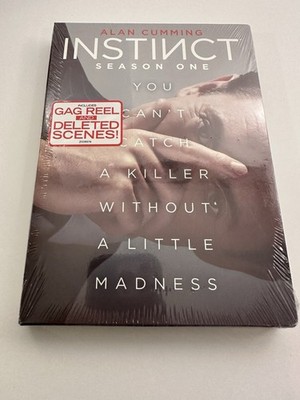 Instinct Season One DVD Sealed Alan Cumming Dolby 2018 Gag Real Deleted Scenes