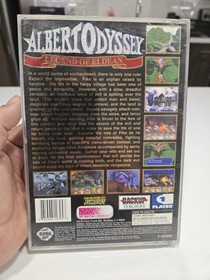 Albert Odyssey: Legend of Eldean Sega Saturn 1997 CIB CHEAPEST ON EBAY RARE!!