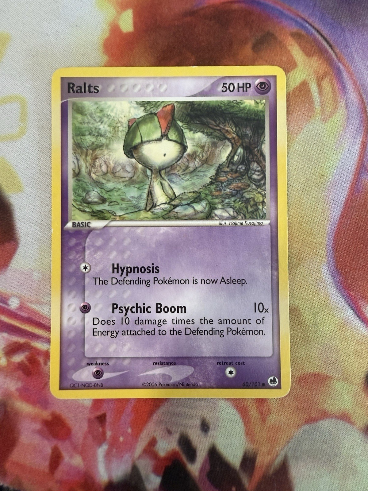 Ralts 74/100 Common Sandstorm Pokemon LP Non-E-reader
