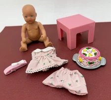 Zapf Creation ❤ Baby Born ❤Mini World / Miniworld 11cm Doll & Birthday Party Set