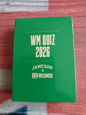 WM Quiz 2026 Jameson x 11Freunde Neuwertiger Zustand Unbenutzt