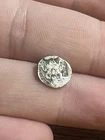 TROAS Abydos AR obol circa 480-450 BC Eagle Gorgon Ancient Old Silver Greek Coin