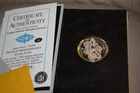 Balfour SUPER BOWL XXXI Game Coin Patriots & Packers 1 oz .999 Silver