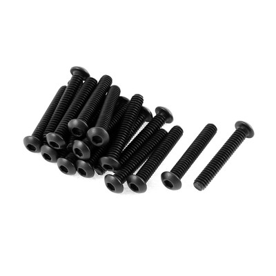 20 Stück 1/4''-20x1-1/2'' 10,9 Legiert Stahl Knopf Kopf Sechskantschraube