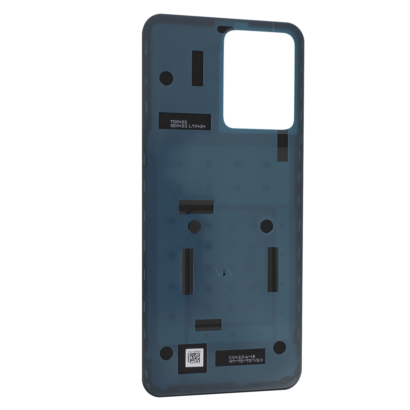 Finition Graphite Élégante pour le Cache Batterie Xiaomi Redmi Note 12 4G