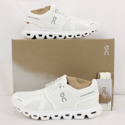 ON Cloud 6 Sneakers With Elasticated Laces In White - Women's 5.5 (3WF10061200)