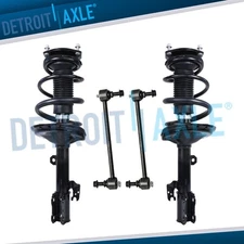 Front Coil Spring Strut & Sway Bar for Toyota Highlander Lexus RX330 RX350 RX400