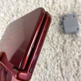 Nintendo &ldquo;New&rdquo; 3DS XL Metallic Red Handheld Console System RED-001 Tested