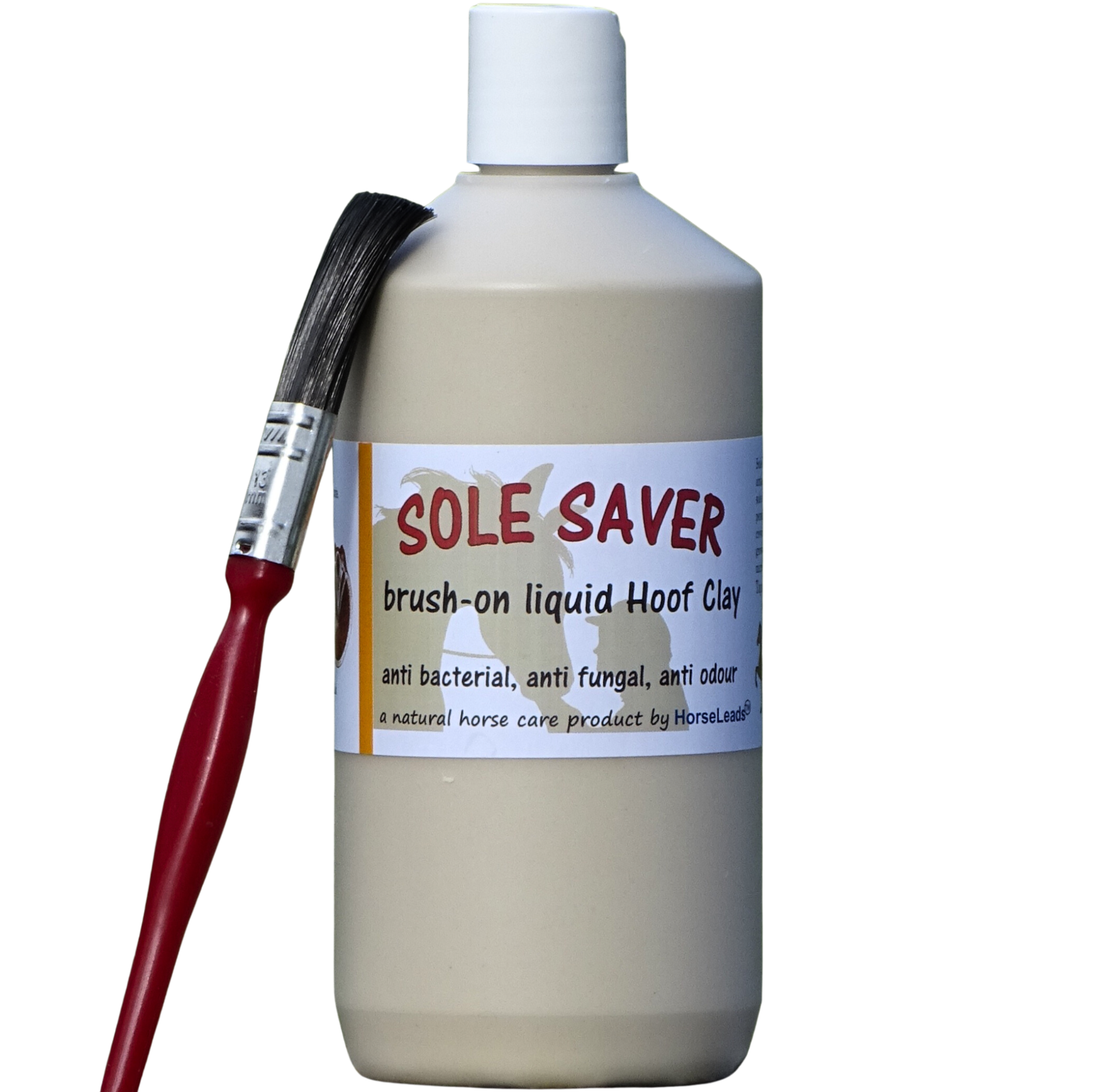 Sole Saver brush-on liquid Hoof Clay 1.1 kg , antibacterial sole dressing