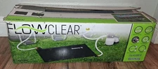 Flowclear 58759E Solar Powered Rectangular Above Pool Heating Pad w/ Hoses NEW!