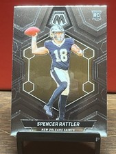 2024 Panini Mosaic Spencer Rattler #393 (RC) New Orleans Saints Rookie Base NFL